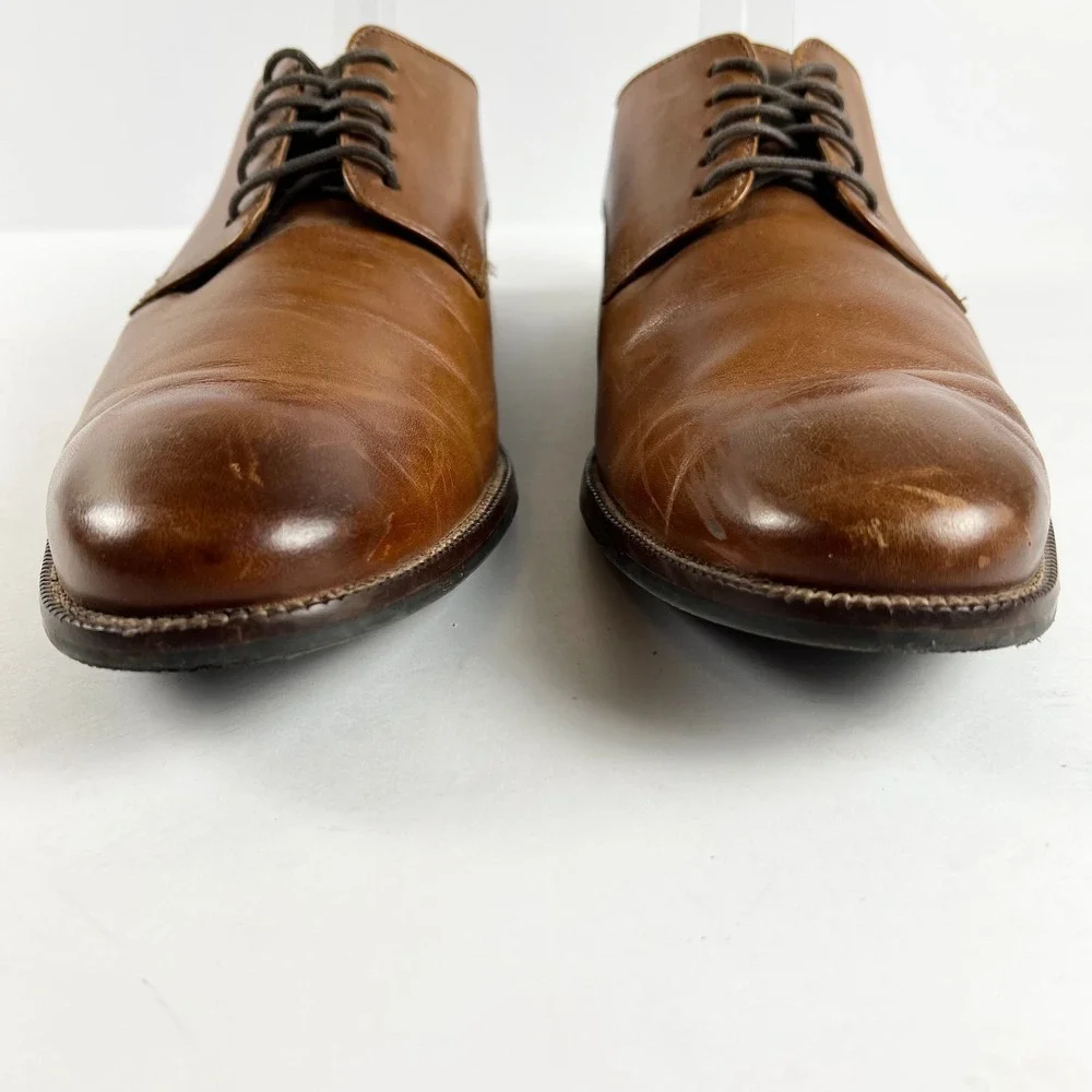 COLE HAAN  Benton Plain Oxford British Tan Men's Size 10.5 M‎ Dress Shoes C24118